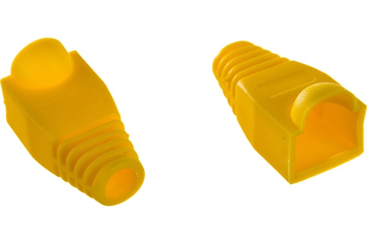 Колпачок изолирующий REXANT 05-1203 ( уп 100 шт ) для разъемов RJ-45, желтый 05-1203 - изображение 4