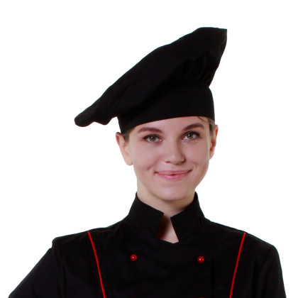 Колпак поварской черный [00403] - изображение 2