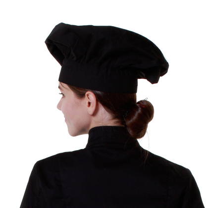 Колпак поварской черный [00403] - изображение 3