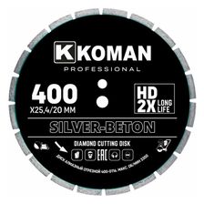 Диск алмазный KOMAN Professional d 400 мм (16") бетон - изображение 3