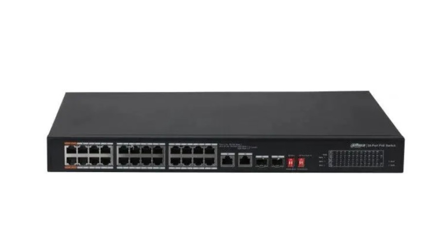 Коммутатор DAHUA DH-PFS3226-24ET-240 24-портовый неуправляемый с PоE