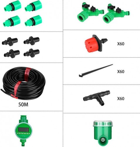 Комплект для капельного полива DEKO DKI50 с таймером 065-0959