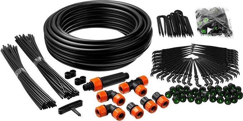 Комплект для капельного полива GRINDA на 60 растений от водопровода 425270-60 425270-60