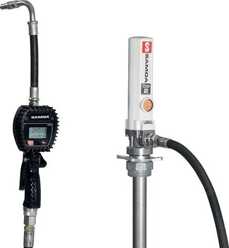Комплект для перекачки масла Samoa 454110 с насосом РМ 2 со счетчиком для бочек 205 л - изображение 2