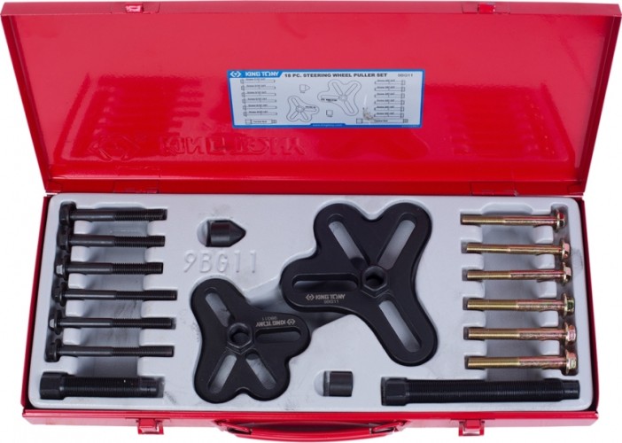 Комплект для снятия шкивов KING TONY 9BG11 18 предметов