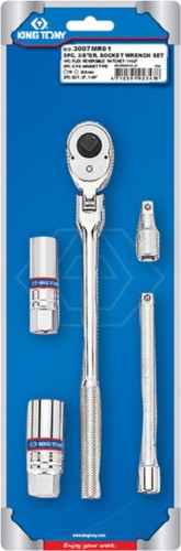 Комплект для свечей зажигания KING TONY 3505МR 3/8", 5 предметов 3505MR