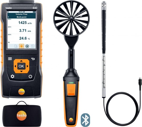 Комплект для вентиляции № 2 с Bluetooth Testo 440 (0563 4407) 0563 4407