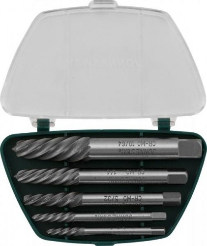 Комплект экстракторов "съемник шпилек" JONNESWAY AG010049  5/64"-19/64, 5 предметов 047024