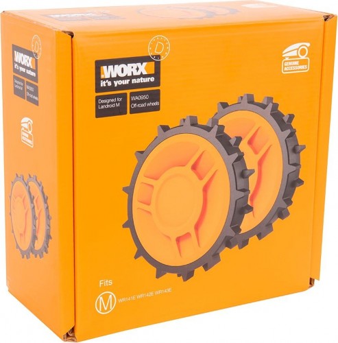 Комплект колес Worx WA0950 для Landroid, для лучшего сцепления с газоном. (2шт) WA0950 - изображение 3