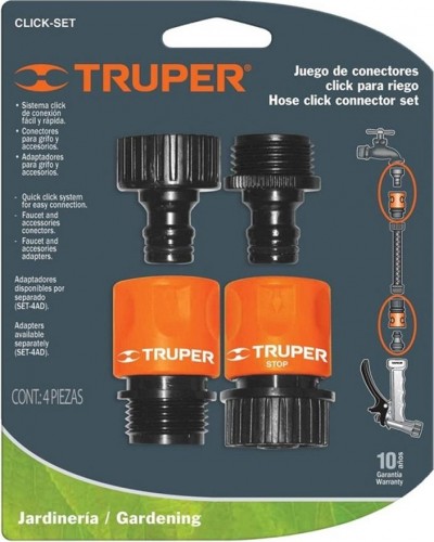 Комплект коннекторов TRUPER CLICK-SET 3/4" 12728 12728 - изображение 2