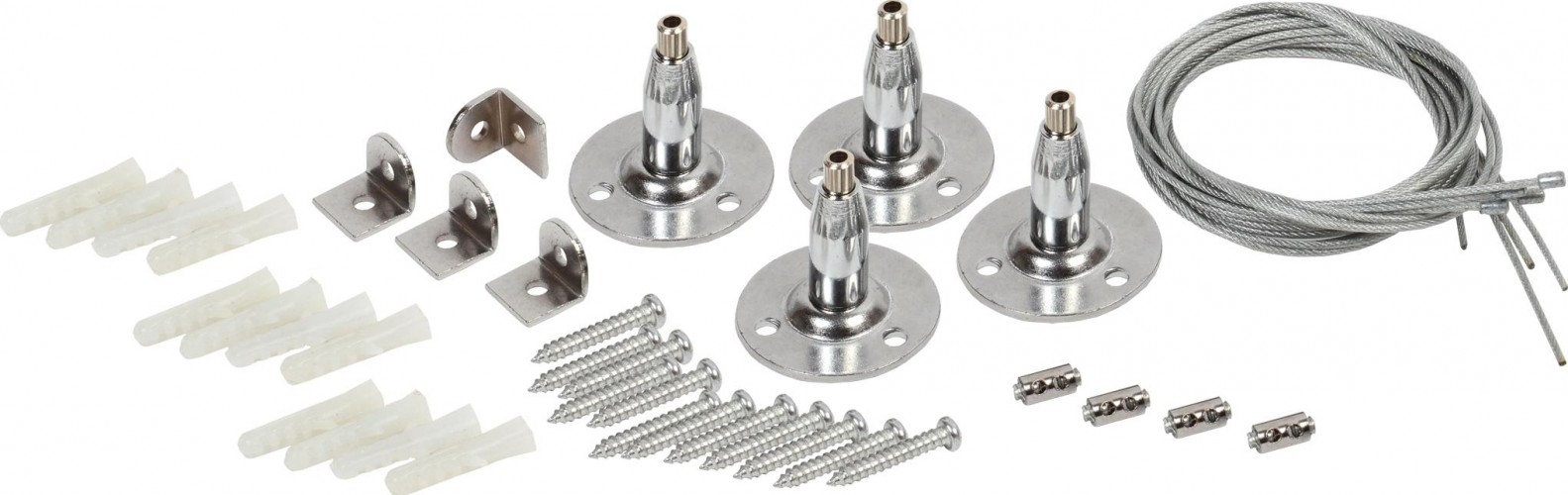 Комплект крепежных элементов IEK для крепления ультратонких светодиодных панелей (подвесной монтаж) LDVO2D-PLP-6368