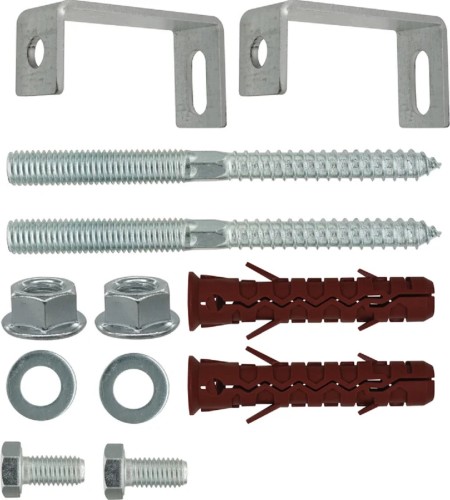 Комплект крепления ЕВРОПАРТНЕР 90-130мм для инсталляции унитаза (1 комп) KM 0125 3