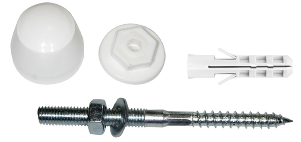 Комплект крепления ЕВРОПАРТНЕР PWR 8х120 для раковины (100 шт.) 76062474