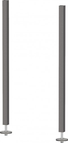 Комплект кронштейнов FERRUM 01.А10-NEW для крепления 2-х перф. панелей  к столешнице