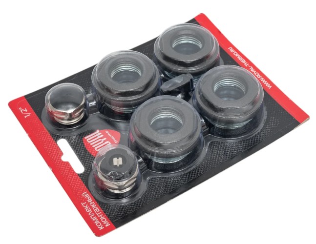 Комплект монтажный ROYAL THERMO RT1/2B 1”х 1/2" черный НС-1614222 НС-1614222 - изображение 2