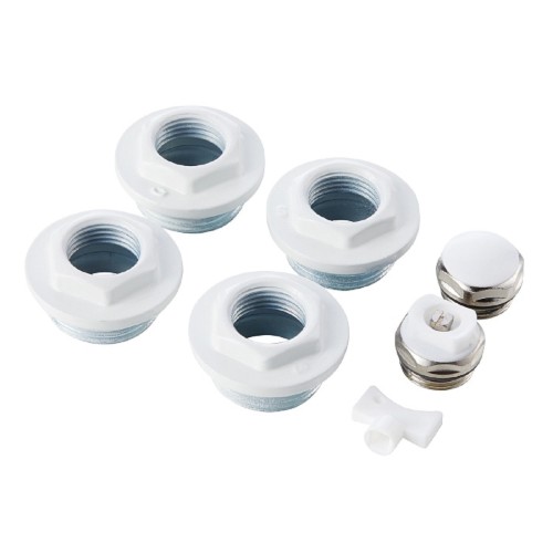 Комплект монтажный ROYAL THERMO RT1/2W 1"х1/2" белый НС-1490685 НС-1490685