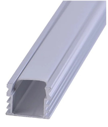 Комплект накладного профиля REXANT 146-401-1 алюминиевого с рассеивателем, 16х12мм, 1м