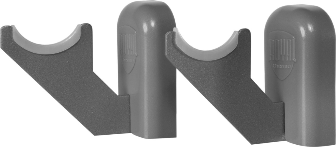 Комплект настенных кронштейнов ROYAL THERMO Design 80 регулируемых, серебристые НС-1402583