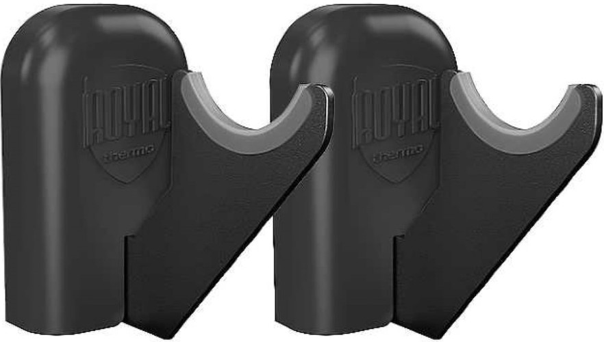 Комплект настенных регулируемых кронштейнов ROYAL THERMO Design 100, черные RTD100B НС-1402558