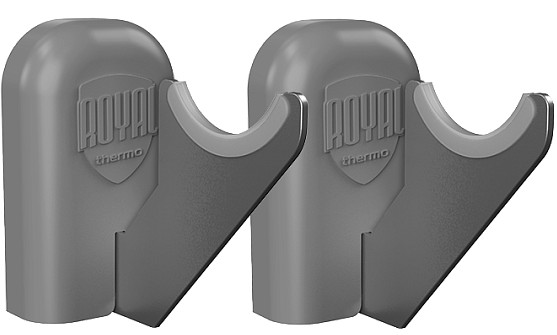Комплект настенных регулируемых кронштейнов ROYAL THERMO Design 100, серебристые НС-1402553 НС-1402553