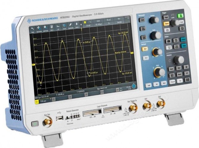 Комплект осциллографа Fluke R&S RTB2002 70 МГц, 2 канала+опции 1333.1005.PRO