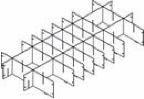 Комплект перегородок ПРАКТИК HARD 125 S30599661746