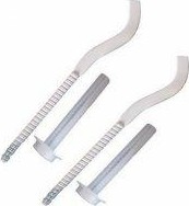 Комплект плоских кронштейнов с дюбелями  ROYAL THERMO 7,2х170мм RT06 белые НС-1052699