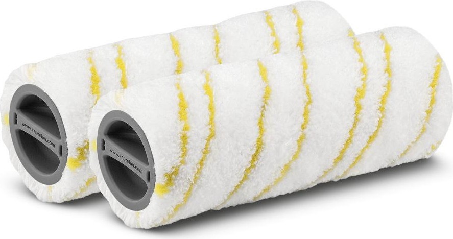 Комплект роликовых щеток KARCHER 2.055-006.0 желтый, для FC (2 шт.)