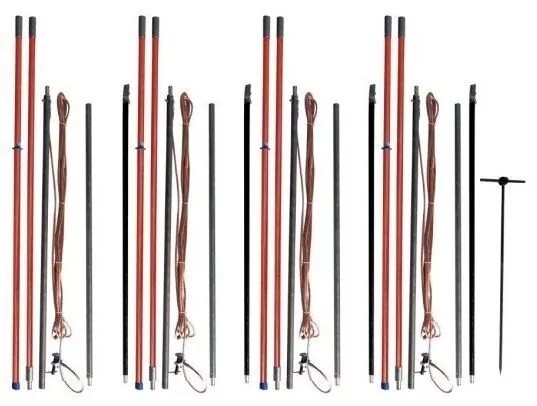 Комплект штанг Антиток КШЗ-10Д для ВЛ без подъема на опору до 10 кВ 70 кв. мм 413698