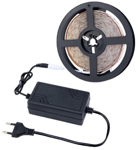 Комплект светодиодной ленты LAMPER  142-401 5м с блоком питания IP65, холодное белое свечение - изображение 3