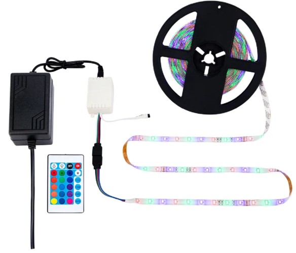 Комплект светодиодной ленты LAMPER  142-402 5м с блоком питания и RGB контроллером IP65