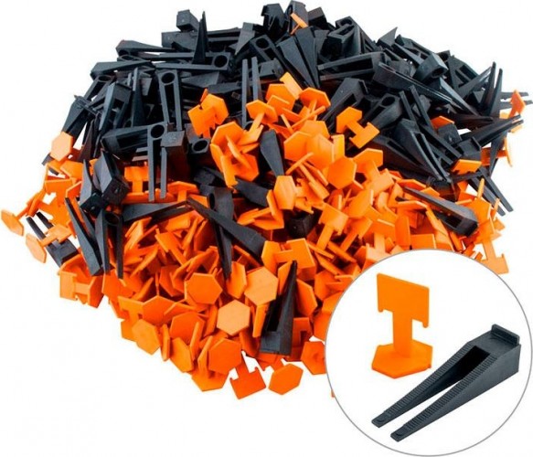 Комплект СВП Biber 55641 зажим (флажок) и клин 1,5мм (по 250шт.) тов-215923