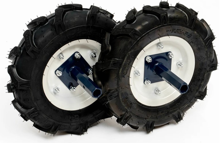 Комплект транспортных колес НЕВА 005.03.0650 4х0,8 в сборе со ступицей под вал-шестигранник S24 4650333310923