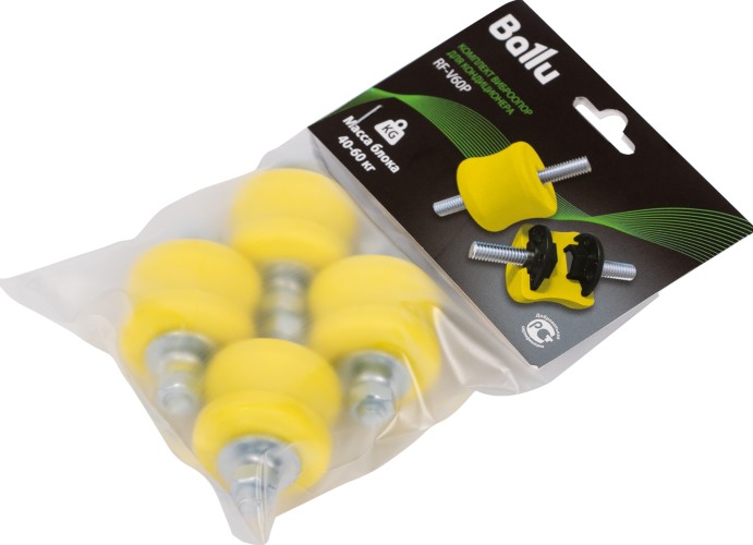Комплект виброопор BALLU V60P для кондиционера (40-60 кг) НС-1500806 - изображение 4