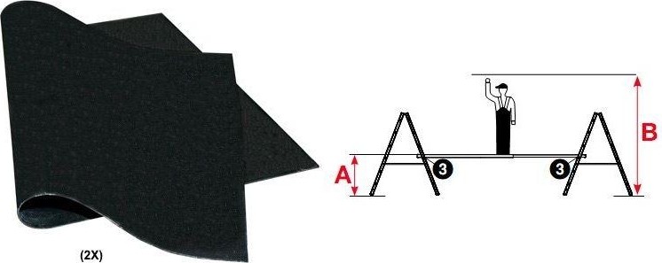 Комплектующий элемент KRAUSE Non Slip (2 шт.) 123756 123756 - изображение 2