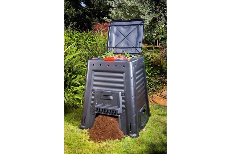 Компостер с крышкой KETER MEGA пластиковый 650 л 422365-650 - изображение 5