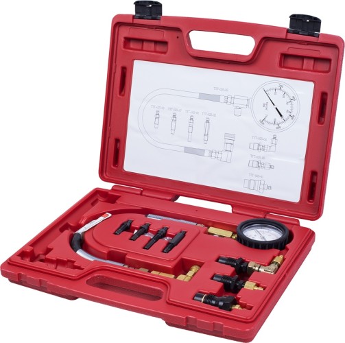 Компрессометр дизельный МАСТАК 120-11009C 0-70 атм., кейс, комплект адаптеров