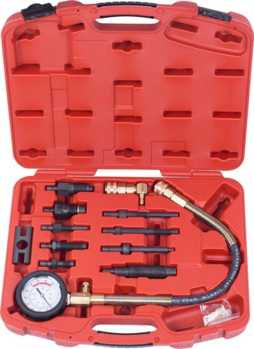 Компрессометр дизельный МАСТАК 120-11070C 0-70 атм., комплект адаптеров - изображение 2