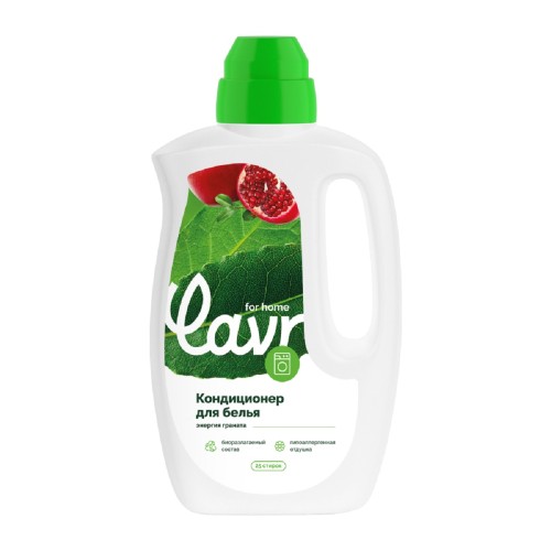 Кондиционер-ополаскиватель LAVR for home с гипоаллергенной отдушкой, энергия граната 1 л 3312