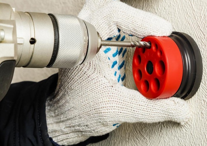 Кондуктор для сверл ПРАКТИКА с пылесборником 247-026 - изображение 3