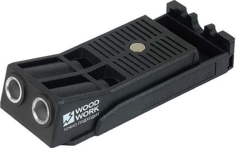 Кондуктор WOODWORK PHJ-02 Pocket-Hole на 2 гильзы - изображение 2