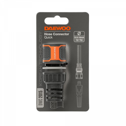Коннектор DAEWOO DWC 2015 для шланга 12.5-15 мм (1/2”-5/8”) - изображение 5