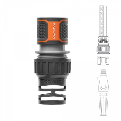 Коннектор DAEWOO DWC 2019 для шланга 15-19 мм (5/8”-3/4”) - изображение 2