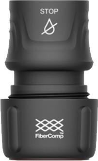 Коннектор FISKARS 3/4" FiberComp с автостопом 1054790 1054790 - изображение 2