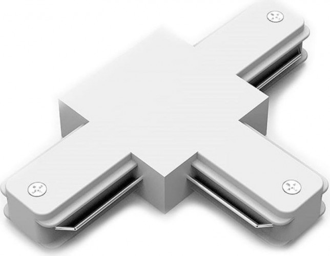 Коннектор GAUSS TR110 для трековых шинопроводов (t) белый - изображение 2