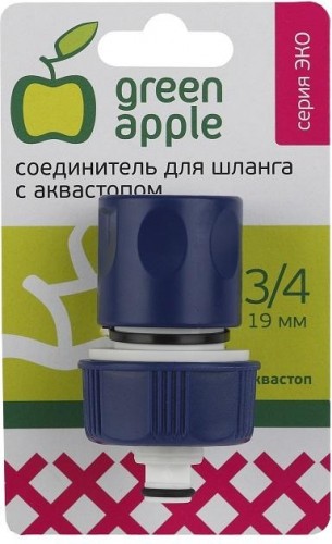 Коннектор GREEN APPLE 3/4" Eco с аквастопом GAES20-07 Б0017771 - изображение 2