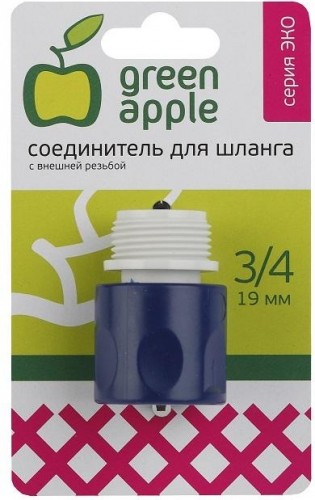 Коннектор GREEN APPLE 3/4" Eco внешняя резьба GAES20-10 Б0017774 - изображение 2