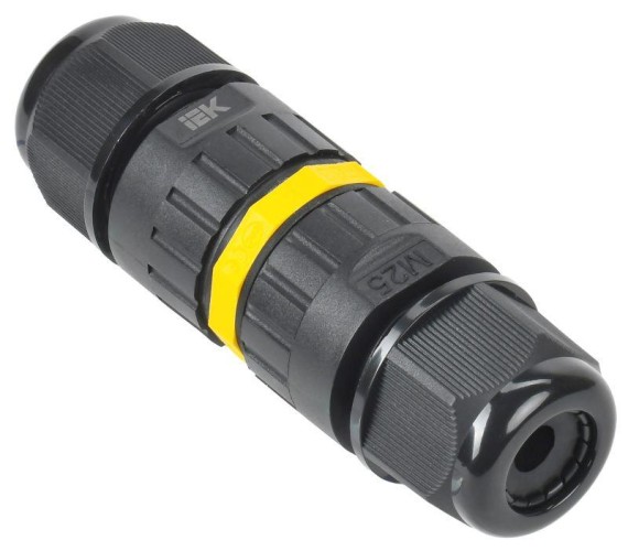 Коннектор кабельный IEK WTP-104 3 PIN IP68 герметичный UWC10-I-016-5-68