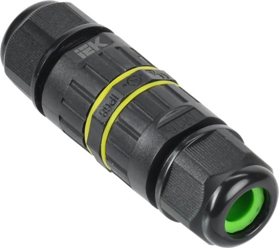 Коннектор кабельный IEK WTP-302 3 PIN IP68 герметичный UWC20-I-D175-3-68