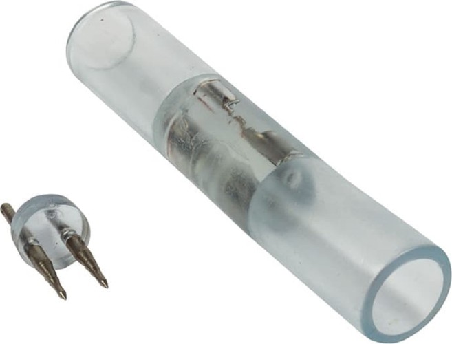 Коннектор Neon-Night 124-113 для дюралайта 2W, ⌀10мм, 1шт.